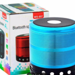 Original Mini Bluetooth Speaker WS-887 Black & Blue - Bluetooth Speaker