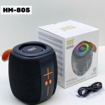 HM-805 Portable Bluetooth Speaker with RGB Lights, Powerful Crystal Clear Sound, IPX4 Waterproof, Bluetooth 5.3, TWS Paring, FM Radio, Wireless Speaker for Outdoor, Gift Ideas