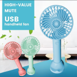 001 Handheld Rechargeable Portable Mini Fan 3 Speed Mode Stylish Mini Fan - MUSBF