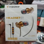 Type-C Earphone In-ear Stereo Aluminum alloy Earbuds Headphone with Mic - Black For Xiaomi, Huawei, Vivo, Oppo etc