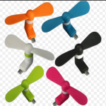 1 pcs (2 in 1) USB and Micro USB OTG Cooling Fan Use for USB type power bank or Micro USB type Phone port