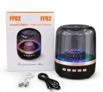 FF92 Mini Aura Bluetooth Speaker - Portable Wireless Speaker with 360° LED Light Show